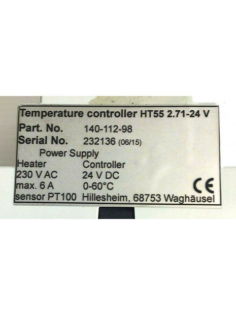 Hillesheim HT 40 HT41-20P Regelgerät